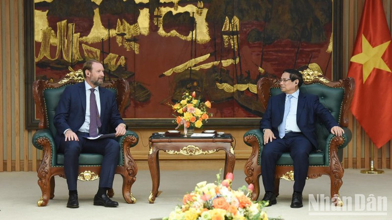 At the meeting in Hanoi on March 12 (Photo: NDO)