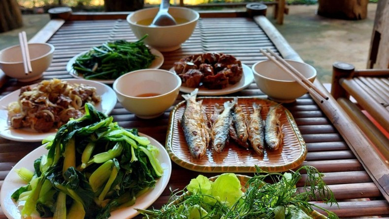 A simple yet heartfelt meal for visitors A simple yet heartfelt meal for visitors