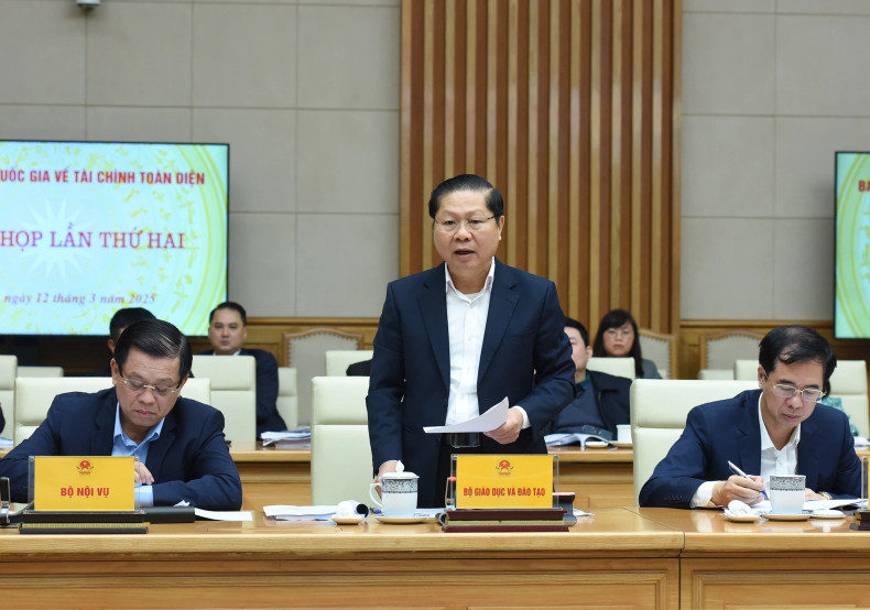 Deputy Minister of Education and Training Le Tan Dung speaks at the meeting. Deputy Minister of Education and Training Le Tan Dung speaks at the meeting.