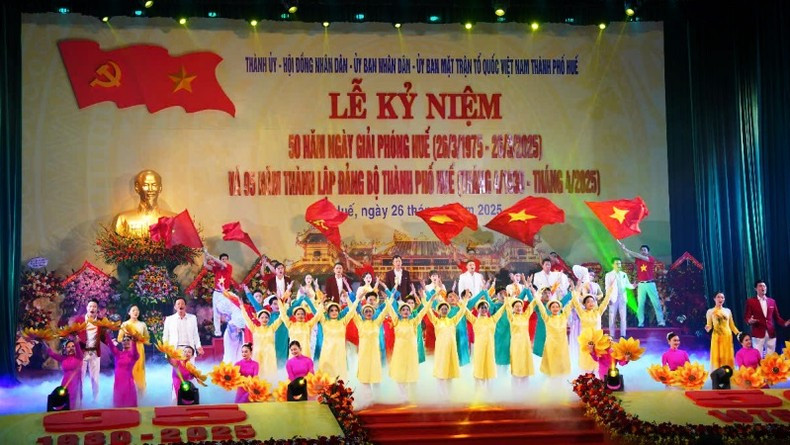 An art performance at the ceremony.