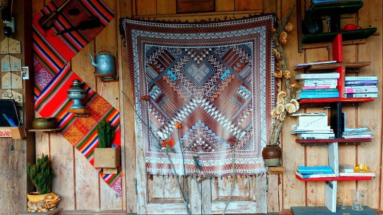 A cozy corner of a local home. A cozy corner of a local home.