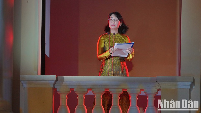 Vice Chairwoman of the Ho Chi Minh City People’s Committee Tran Thi Dieu Thuy speaks at the opening ceremony. (Photo: M.H) Vice Chairwoman of the Ho Chi Minh City People’s Committee Tran Thi Dieu Thuy speaks at the opening ceremony. (Photo: M.H)