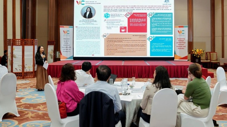 Training content tailoured to Viet Nam’s human resource development priorities.