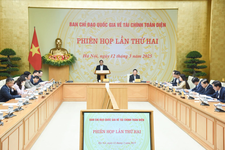Prime Minister Pham Minh Chinh chairs the second meeting of the National Steering Committee on Financial Inclusion. Prime Minister Pham Minh Chinh chairs the second meeting of the National Steering Committee on Financial Inclusion.