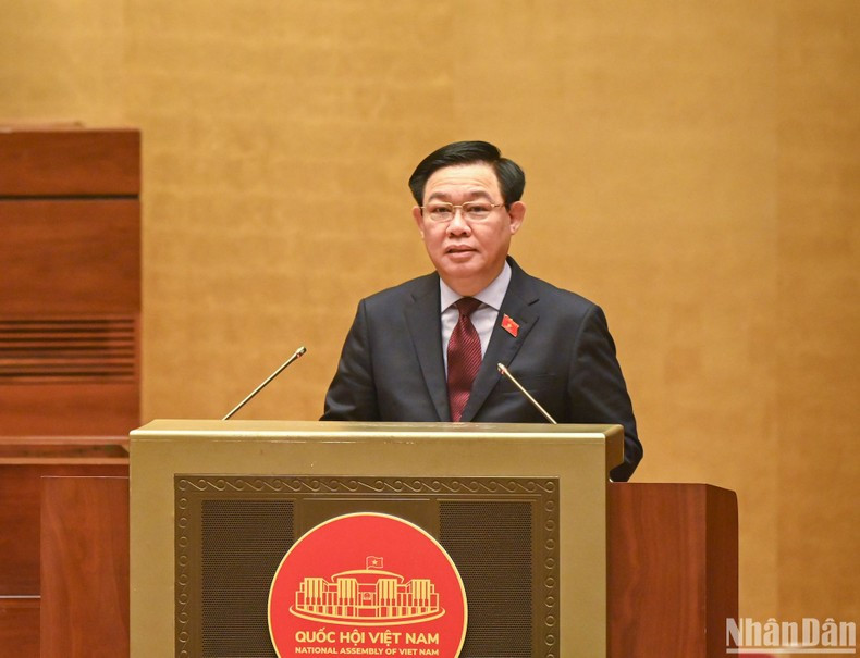 NA leader Vuong Dinh Hue said, since the beginning of the tenure, four NA full-time deputies’ meetings were held. They had high quality and gained outstanding results, with many profound and enthusiastic opinions. NA leader Vuong Dinh Hue said, since the beginning of the tenure, four NA full-time deputies’ meetings were held. They had high quality and gained outstanding results, with many profound and enthusiastic opinions.