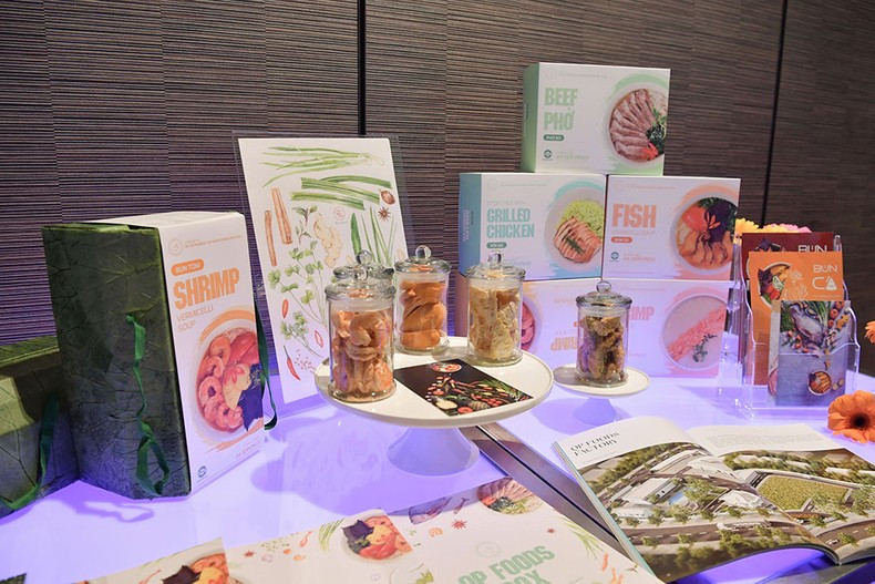 A number of Vietnamese products introduced at the event.