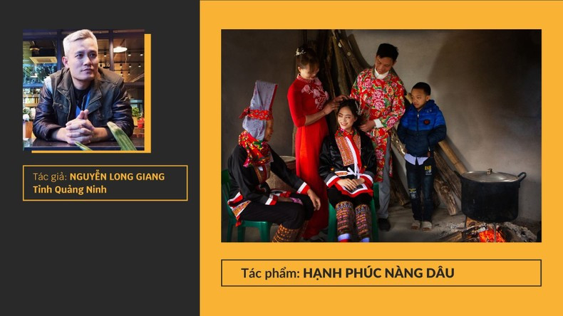 Nguyen Long Giang won the second prize for his photo entitled “Happiness of daughter-in-law”