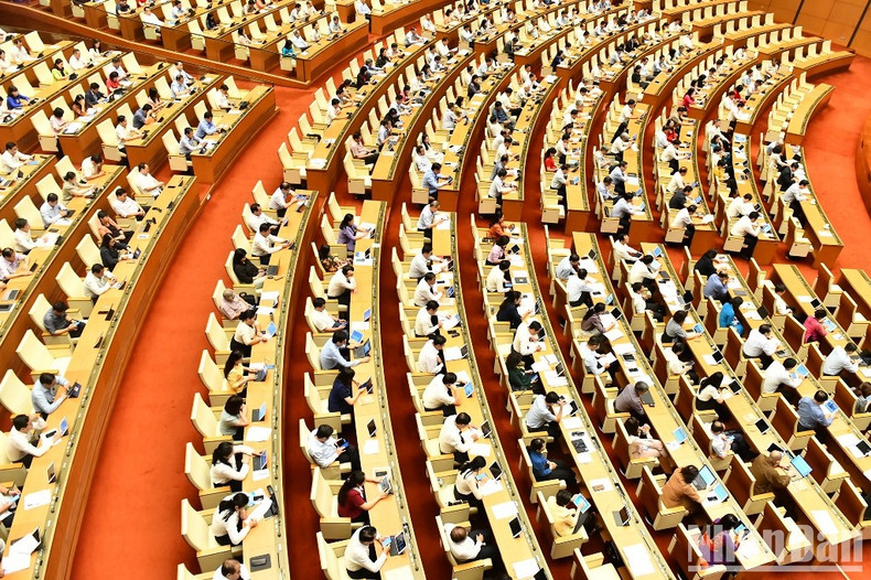 In Pictures: NA starts question-and-answer session ảnh 4