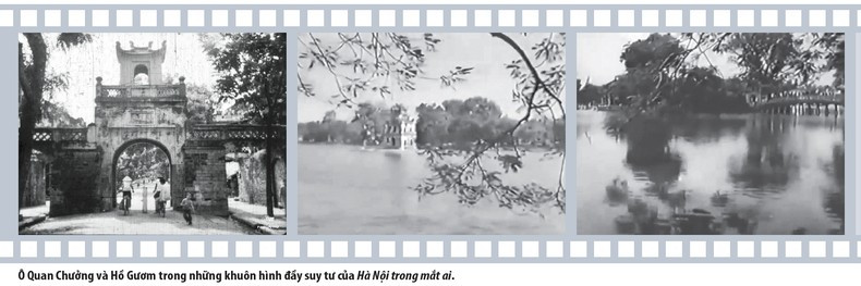 Quan Chuong Gate and Hoan Kiem Lake in the film "Hanoi Through Whose Eyes?"
