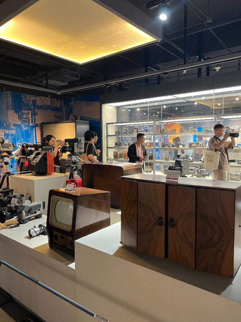 A corner of the China Media Museum