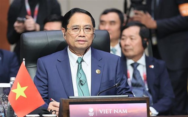 PM Pham Minh Chinh at the 11th ASEAN - US Summit in Jakarta on September 6. (Photo: VNA) PM Pham Minh Chinh at the 11th ASEAN - US Summit in Jakarta on September 6. (Photo: VNA)
