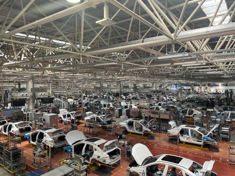 The electric vehicle assembly plant under the Guangzhou Automobile Group Co., Ltd. (GAC Group).