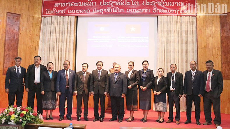 The delegates at the ceremony