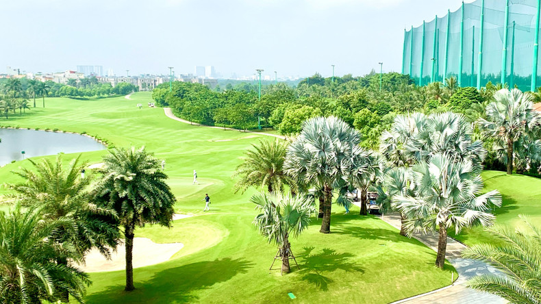 A corner of Long Bien golf course. (Photo: hanoimoi.vn)
