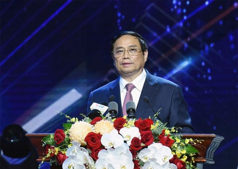 PM Pham Minh Chinh addresses the programme in Hanoi on June 14. (Photo: NDO) PM Pham Minh Chinh addresses the programme in Hanoi on June 14. (Photo: NDO)