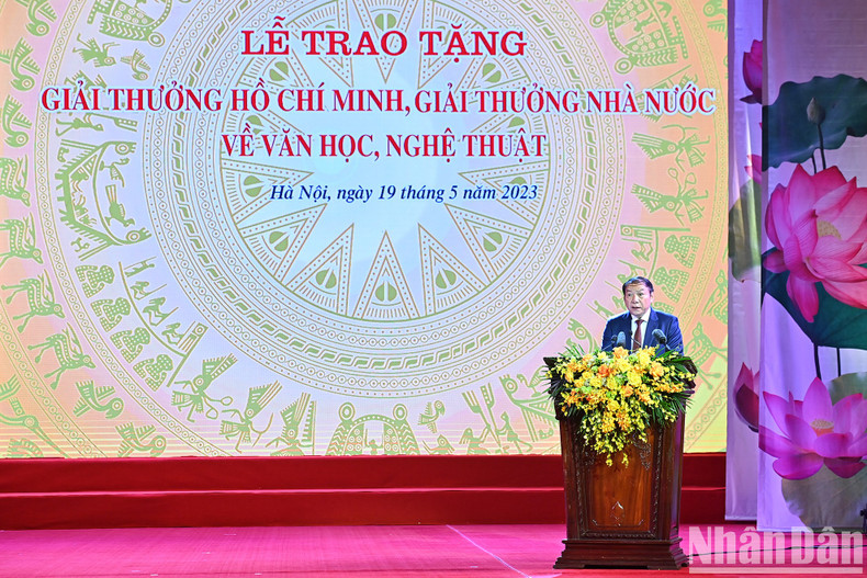 Minister of Culture, Sports and Tourism Nguyen Van Hung speaks at the ceremony. Minister of Culture, Sports and Tourism Nguyen Van Hung speaks at the ceremony.
