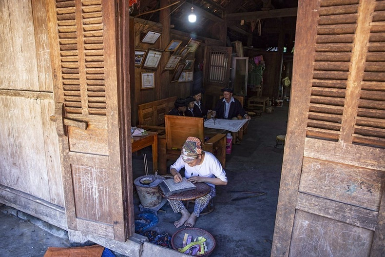 The life of the Dao Tien ethnic group in Sung Village. (Photo: Trong Dat/VNA) The life of the Dao Tien ethnic group in Sung Village. (Photo: Trong Dat/VNA)