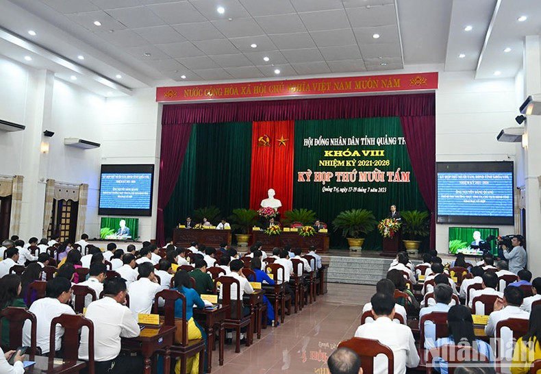 The 18th session of the 8th Quang Tri Provincial People’s Council is taking place from July 17-19 to consider and decide on the contents under its authority.