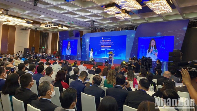 At the Ho Chi Minh City Economic Forum in 2022. (Photo: Thanh Tung)