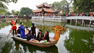 A performance of Quan ho folk songs (Photo: VNA)