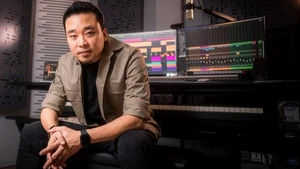 Composer Nguyen Huu Vuong – Music Director of the political-art program “To quoc trong tim.” (Photo provided by the composer)