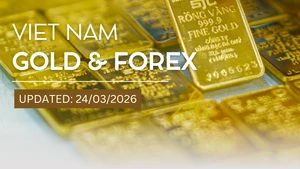 Infographic: Gold prices on March 24 rise sharply again