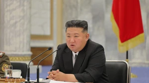 DPRK leader Kim Jong Un (Photo: Yonhap/VNA)