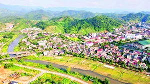 A corner of the urban area in Bac Kan ward. (Photo: TUAN SON)