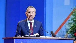 General Secretary To Lam speaks at the 9th National Congress of the Vietnam Youth Union. Photo: VGP