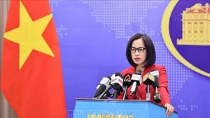 Spokeswoman of the Vietnamese Ministry of Foreign Affairs Pham Thu Hang (Photo: VNA)