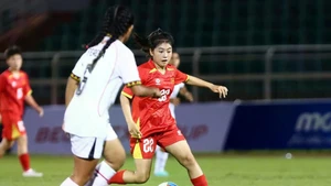 Viet Nam U19 Women’s team claims a dominant win over Timor-Leste U19. (Photo: VFF)