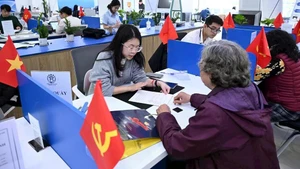 Ha Noi Public Administrative Service Center. (Photo: Dat Thanh)