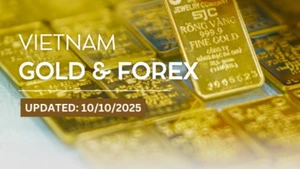 Infographic: Global and domestic gold prices fall on October 10