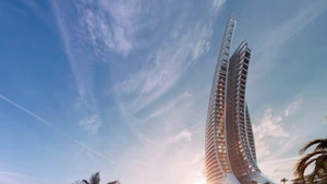 A graphic image of Aspira Tower, expected to be opened in Thom Island of Phu Quoc in 2027. (Source: vneconomy.vn)