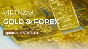 Infographic: Domestic and global gold prices on July 7 drop simultaneously 