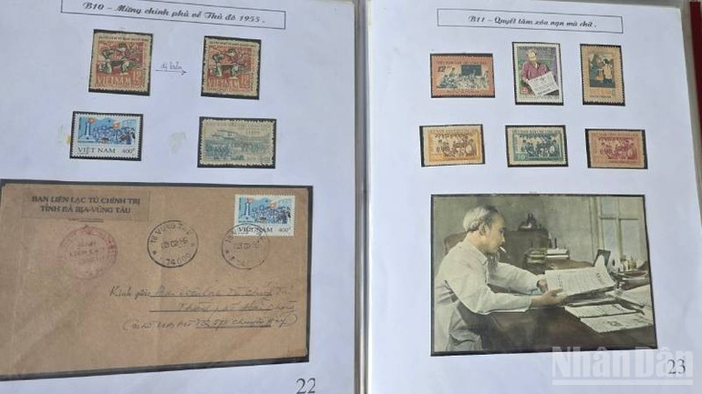 Hue has developed lifelong passion for stamps of President Ho Chi Minh a2-1.jpg