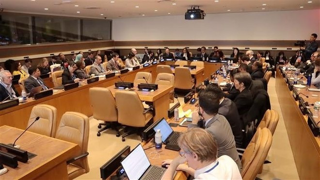 An overview of the international seminar on preparations for the effective implementation of the BBNJ Agreement (Photo: VNA) An overview of the international seminar on preparations for the effective implementation of the BBNJ Agreement (Photo: VNA)