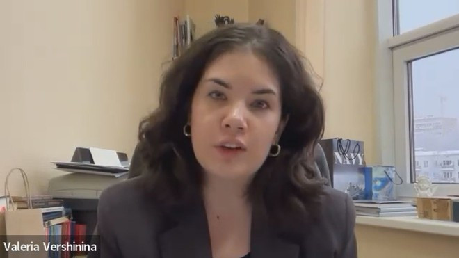 Dr. Valeria Vershinina in a conference talk with the VNA reporter (Photo: VNA)