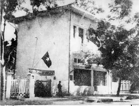 The headquarters of the Viet Nam Liberation Army after seizing power in Thai Nguyen in August 1945, after the Japanese army surrendered. (Photo: the National Museum of History) image20-8-2.jpg