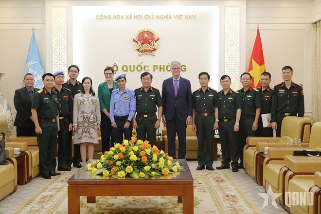 Participants in the meeting (Photo: qdnd.vn) Participants in the meeting (Photo: qdnd.vn)