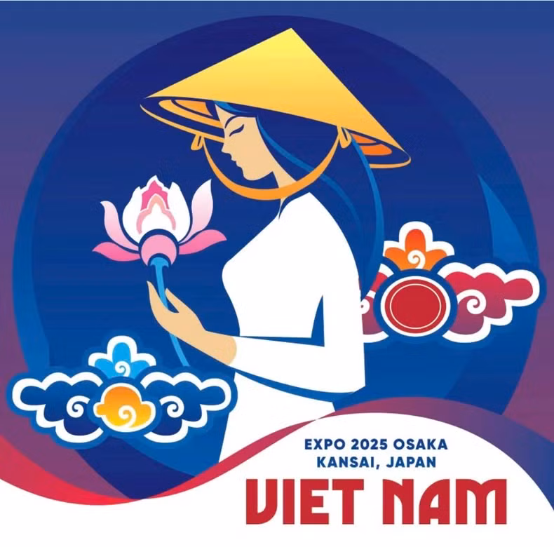 Logo of the Vietnamese pavilion at EXPO 2025 Osaka