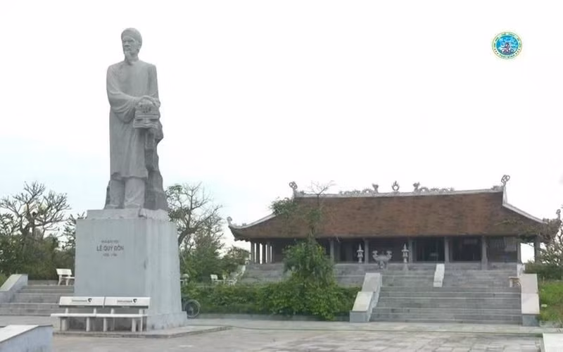 The memorial area of cultural celebrity Le Quy Don in Hung Ha district, Thai Binh province. (Photo: the Thai Binh Department of Culture, Sports and Tourism)