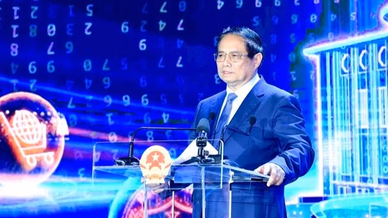 PM Pham Minh Chinh speaks at the event (Photo: nhandan.vn)