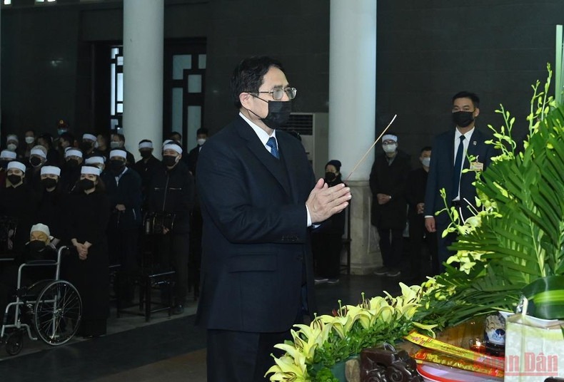 Memorial services held for former Deputy Prime Minister Nguyen Con ảnh 4 Memorial services held for former Deputy Prime Minister Nguyen Con ảnh 4