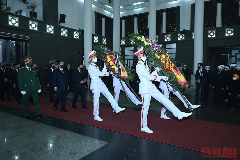 Memorial services held for former Deputy Prime Minister Nguyen Con ảnh 1