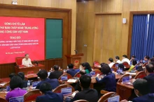 Party General Secretary To Lam talks to planned personnel groomed for membership of the 14th Party Central Committee on June 17. (Photo: VNA)
