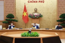 PM Pham Minh Chinh chairs the session (Photo: VNA)