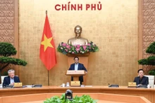 Prime Minister Pham Minh Chinh chairs a thematic government session on the International Financial Centre in Viet Nam. (Photo: NDO)