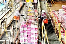 Cement production line at INSEE Company.