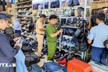 A large volume of goods of unclear origin is found in An Giang province (Photo: VNA)